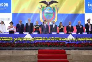 La ceremonia de inauguración arrancó en las instalaciones del Consejo Nacional Electoral. 