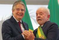 Presidente Guillermo Lasso se reunió con Lula da Silva en Brasil
