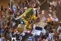 Conductor atropelló a varios manifestantes en Israel