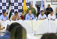 Gobierno coordina acciones para enfrentar el Fenómeno El Niño en Manabí