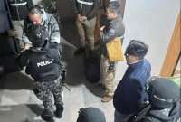 La Policía detuvo a tres personas en Pichincha