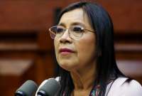 Guadalupe Llori presenta medidas cautelares contra el pleno de la Asamblea Nacional