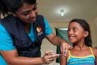 El objetivo es vacunar a 3.7 millones de niños de entre 1 a 12 años
