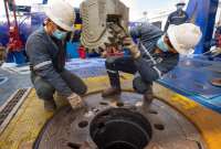 Petroecuador alcanzó un pico histórico de 396.000 barriles de petróleo por día