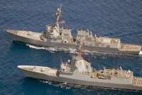 Armada de EE.UU. envió dos buques de guerra al estrecho de Taiwán