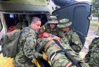 Diez militares heridos al impedir toma de pozos en el bloque petrolero 15