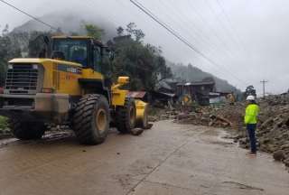 Los deslizamientos se presentaron en los sectores de Marianza y Zorrocucho.