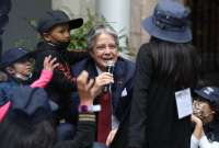 Niñas y niños de Quito conocieron el Palacio de Carondelet junto a Guillermo Lasso