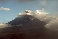 Ceniza volcánica del Cotopaxi llegó a Latacunga