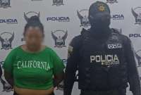 Alias 'Mamita fue detenia en Guayaquil.