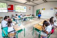 La escuela beneficiará a 150 familias de la comunidad de la isla Puna. 
