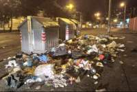Movilizaciones causan caos y problemas en la recolección de basura
