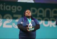 Lisseth Ayoví se llevó la medalla de plata en los Juegos Panamericanos de Santiago