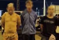Tres sujetos fueron aprehendidos por la Policía Nacional