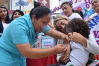 Se trata de un programa de inmunización para niños de entre 2 meses y cinco años de la zona fronteriza de ambos países.