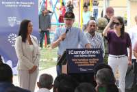 Gobierno Nacional entregó 100 viviendas nuevas en Santa Elena