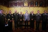 El presidente Guillermo Lasso posesionó oficialmente a los militares en servicio pasivo
