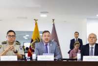 El ministro del Interior, Juan Zapata, firmó el convenio con Europol.
