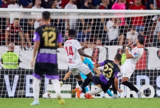 Anuar marcó el gol del Valladolid ante el Sevilla