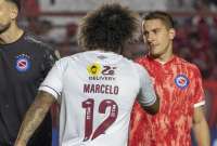 Marcelo provocó una dura lesión a Luciano Sánchez