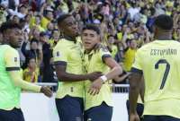 Kendry Páez debutó con la selección absoluta de Ecuador