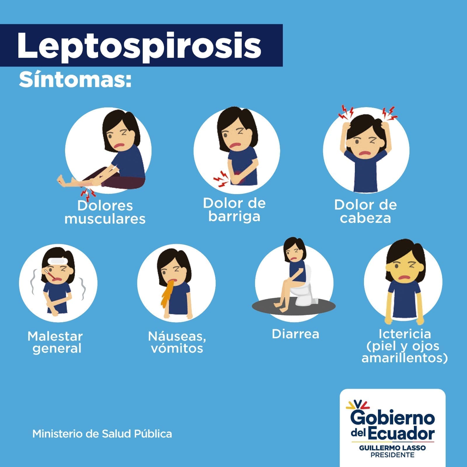Un fallecido y 54 casos confirmados de leptospirosis en Ecuador