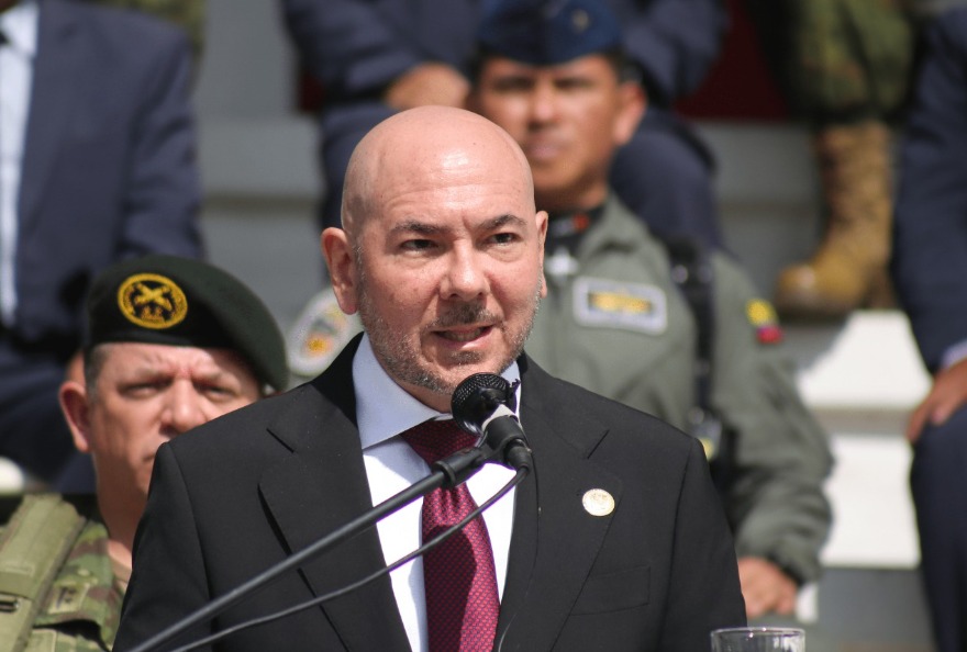 Fuente: Ministerio de Defensa. El ministro de Defensa Nacional, Gian Carlo Loffredo en la inauguración.