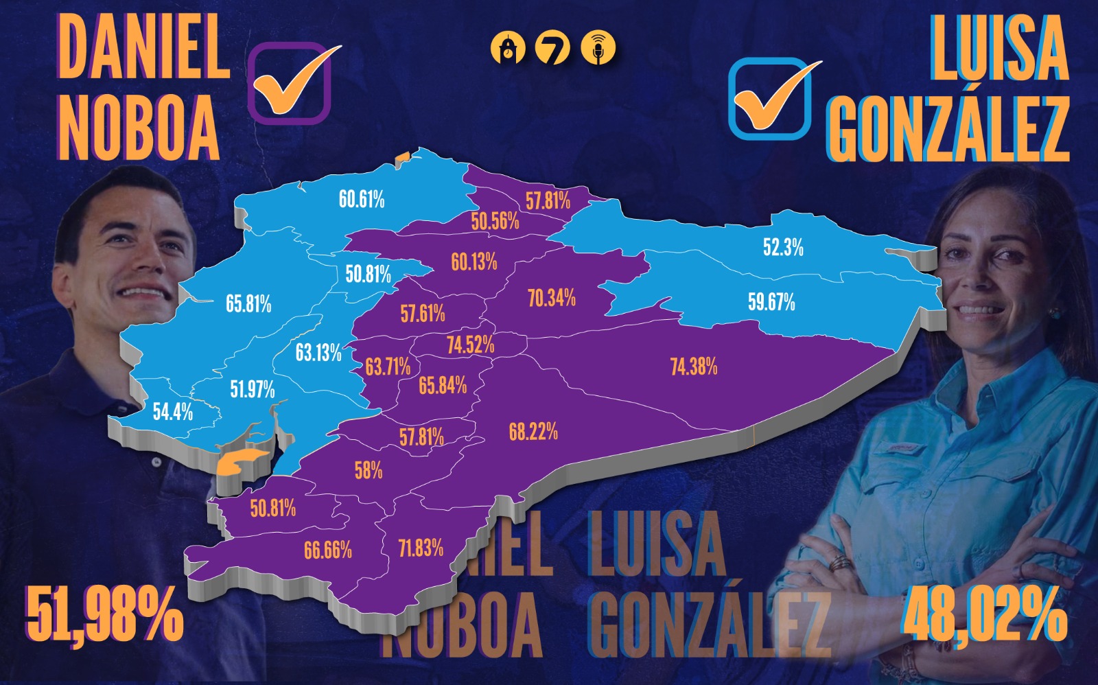 Mapa ecuador elecciones 2023
