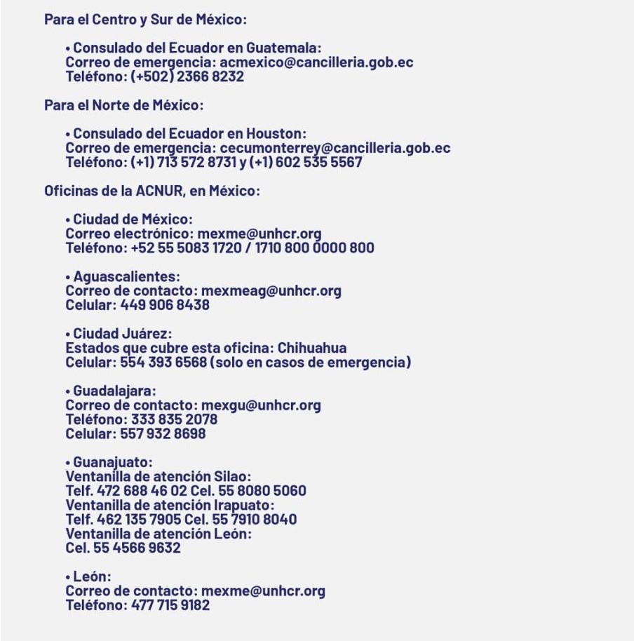 Direcciones Direcciones