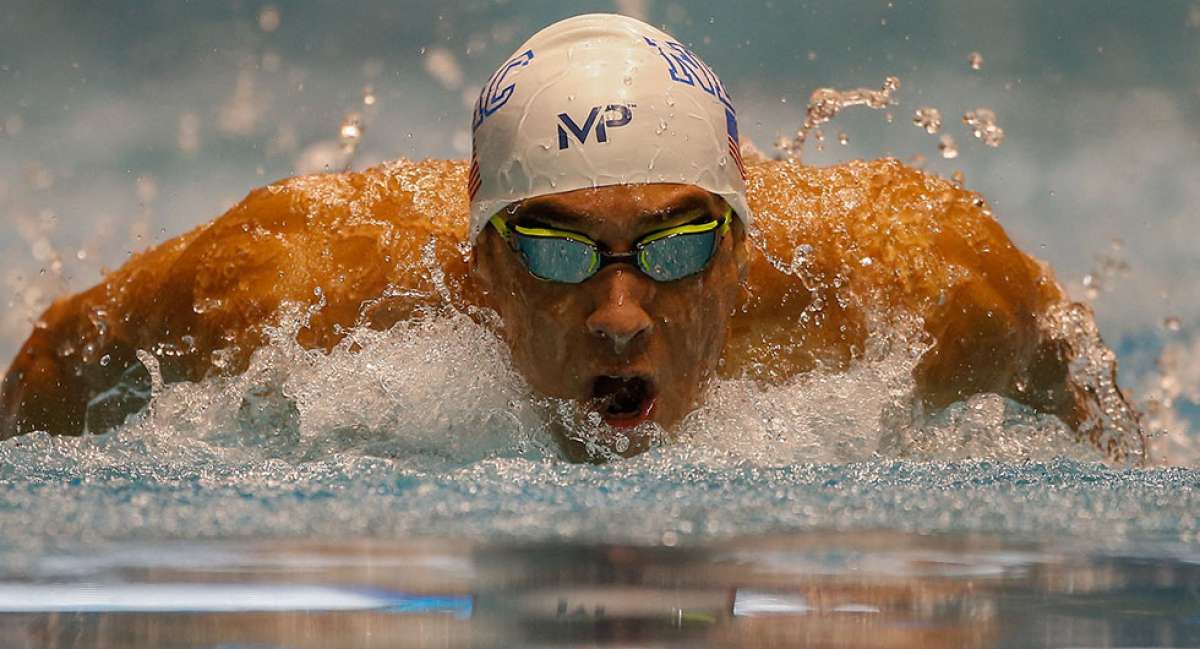 El tiempo de Phelps est&aacute; lejos de su 50,45, el mejor desempe&ntilde;o en el mundo del a&ntilde;o, realizado en agosto durante el campeonato de Estados Unidos. Foto: AFP