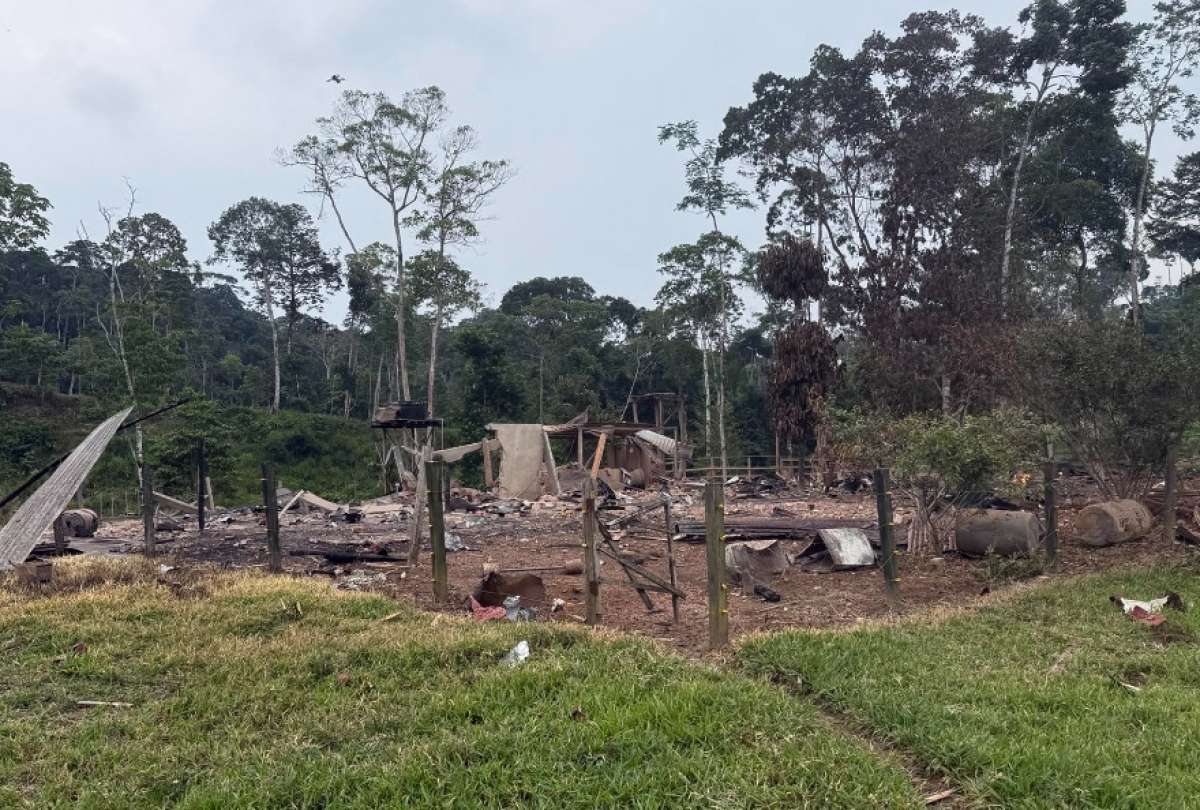 El campamento qued&oacute; destruido