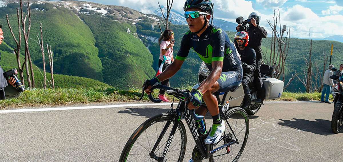 Nairo Quintana lidera el Giro de Italia tras el triunfo de ayer