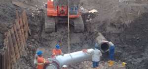 Interagua anuncia que reparar&aacute; un acueducto de 1800 mm en la v&iacute;a a Daule.