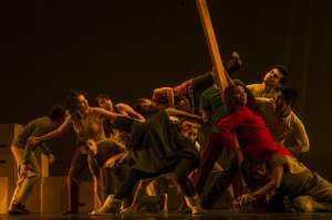 La obra fue estrenada en el Teatro Nacional de la Casa de la Cultura Ecuatoriana. Foto: Mario Egas / El Tel&eacute;grafo