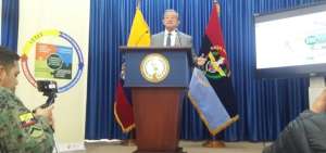 Oswaldo Jarr&iacute;n, ministro de Defensa de Ecuador.
