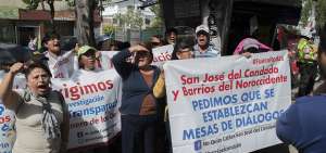 Los moradores del noroccidente se manifestaron el lunes en contra de los Quitocables.