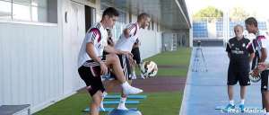 Los3 jugadores hicieron trabajos f&iacute;sicos y reci&eacute;n entrenar&aacute;n con la plantilla completa el pr&oacute;ximo martes. Foto: Tomada del Twitter @realmadrid