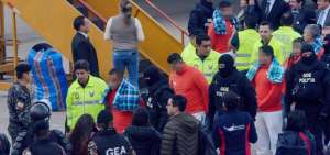 Un total de 53 pescadores detenidos con droga en alta mar y sentenciados en Estados Unidos fueron repatriados a Ecuador.