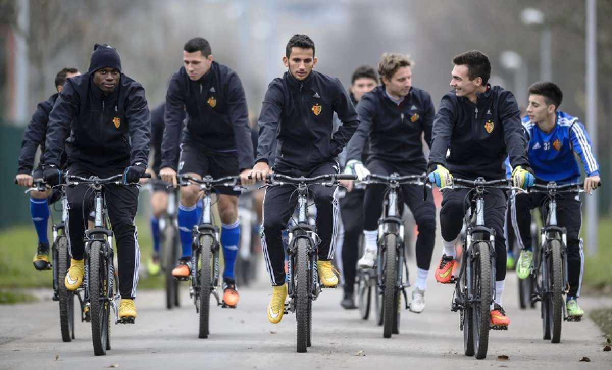 El equipo hizo varias sesiones de bicicleta previo a su encuentro con el Madrid. Foto: Agencia AFP