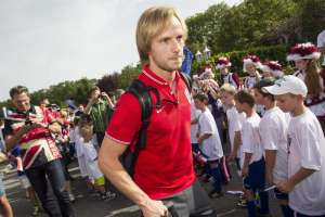 Rakitic gan&oacute; recientemente la Europa League junto a su club, el Sevilla de Espa&ntilde;a. Foto: EFE