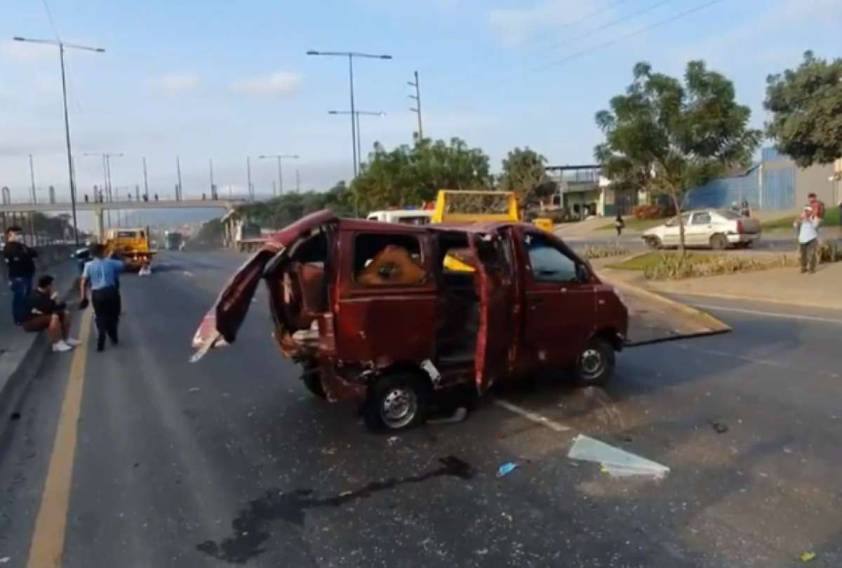 Una niña perdió la vida en un accidente de tránsito en la avenida Perimetral de Guayaquil
