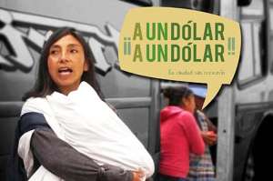 Afiche promocional del documental &lsquo;&iexcl;A un d&oacute;lar!&rsquo;, de  Mar&iacute;a Aguilera Reche, enfocado en los vendedores ambulantes de Quito. Foto: 