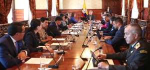 El mandatario Len&iacute;n Moreno presidi&oacute; la reuni&oacute;n del Cosepe.