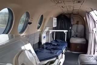 Policía Nacional cuenta con el primer avión ambulancia del Ecuador
