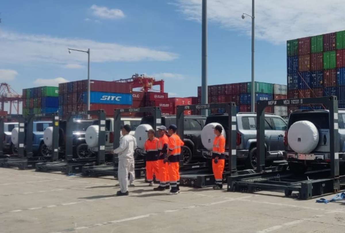 En el puerto de Taicang salen productos como carros ensamblados hacia Latinoamérica. 