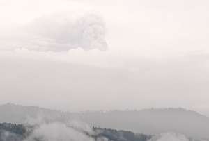 Probable caída de ceniza en Chimborazo, Los Ríos y Bolívar