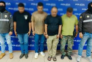 La Policía Nacional aprehendió cuatro personas en los talleres clandestinos