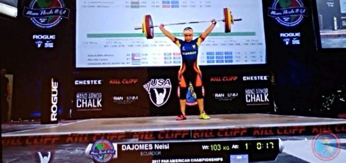 Neisi Dajomes, campeona panamericana s&eacute;nior en 75 kg