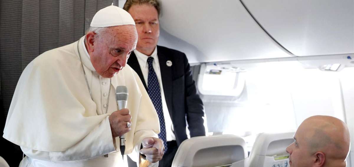 El Papa aprovech&oacute; el vuelo de regreso de los pa&iacute;ses b&aacute;lticos para conversar con periodistas. En ese espacio se refiri&oacute; a la situaci&oacute;n con China.