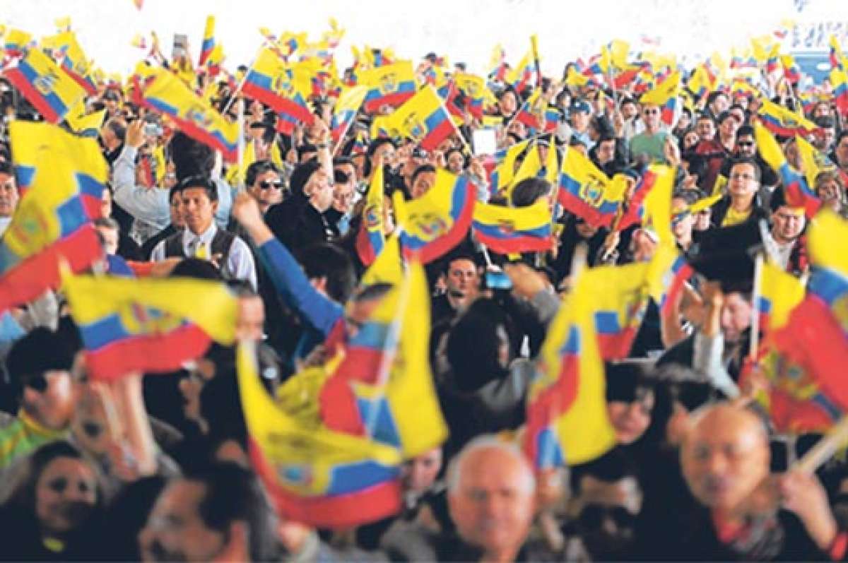 El presidente Rafael Correa transmiti&oacute; el enlace ciudadano desde Hall of Science, de Queens, en Nueva York, en el &uacute;ltimo acto p&uacute;blico de su gira acad&eacute;mica por Estados Unidos. Foto: Cortes&iacute;a | Presidencia de la Rep&uacute;blica.